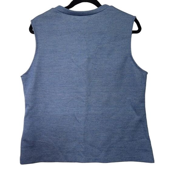 ✌🏼️🕊️☮️Vintage 60/70s style polyester vest size 18 W L - Picture 5 of 10
